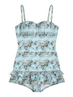 Disney Peter Pan Mermaid Lagoon Retro Swimsuit (XS)
